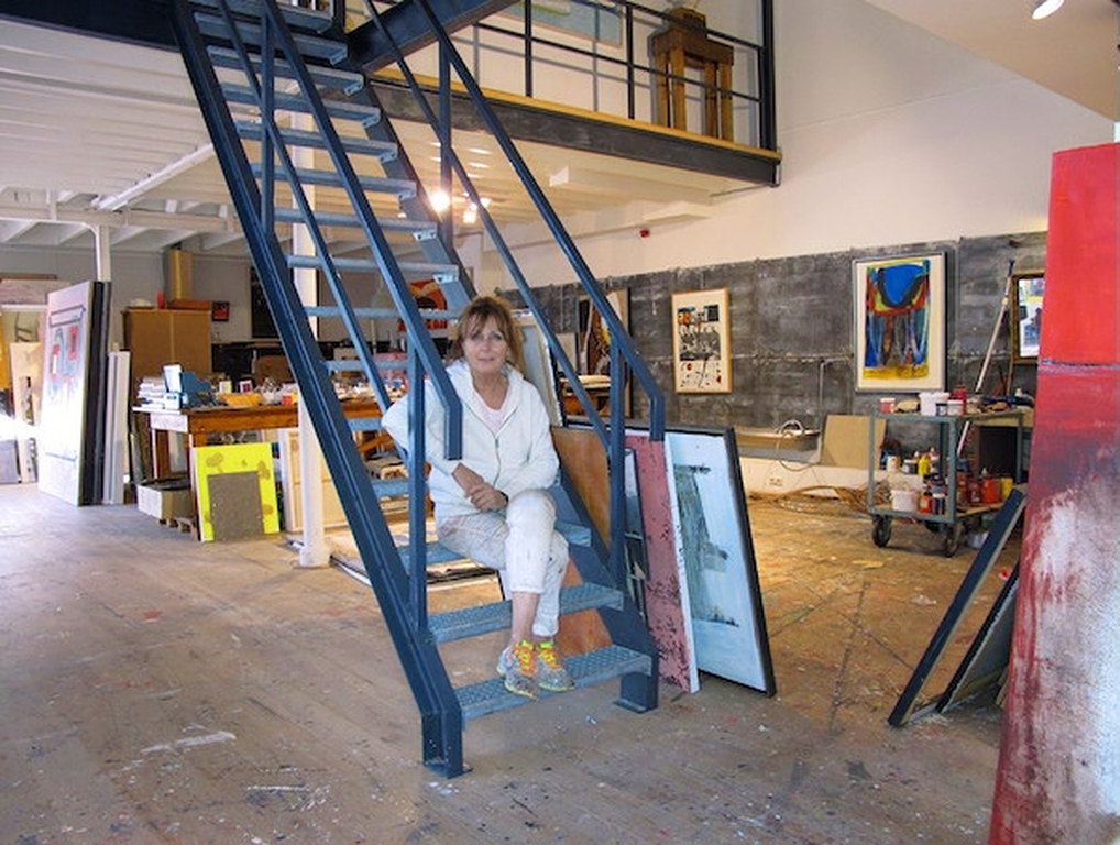 Arty Grimm  -  Grote abstracte zeefdruk (1992)   kopen? Bied vanaf 45!