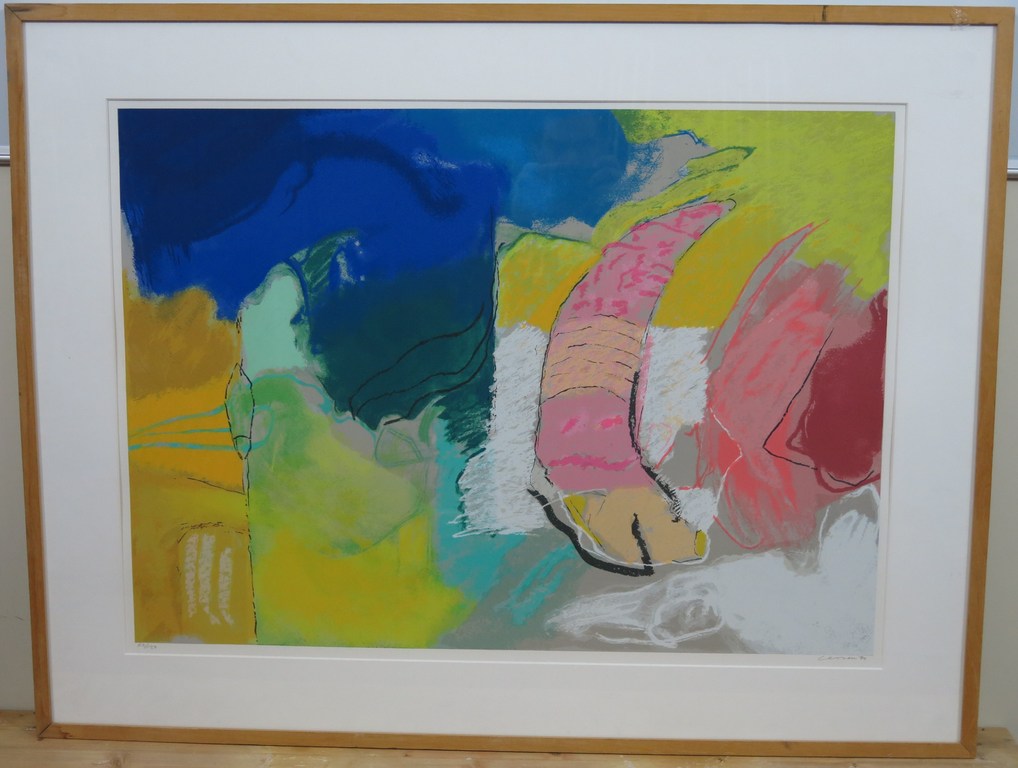 Henk van Vessem: Zeefdruk, Z.T. - Ingelijst (groot) kopen? Bied vanaf 40!