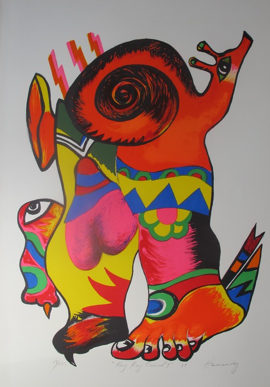 'King Kong Caracole' - lithografie, 1979, 125 ex.  kopen? Bied vanaf 50!