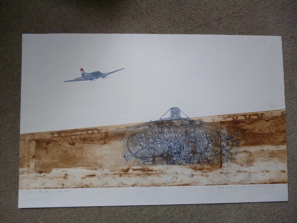 "Skin of the plane" part three verkocht voor € 65!