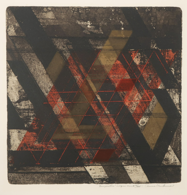 Anne Huitema: Ets en aquatint, Kompositie kopen? Bied vanaf 1!