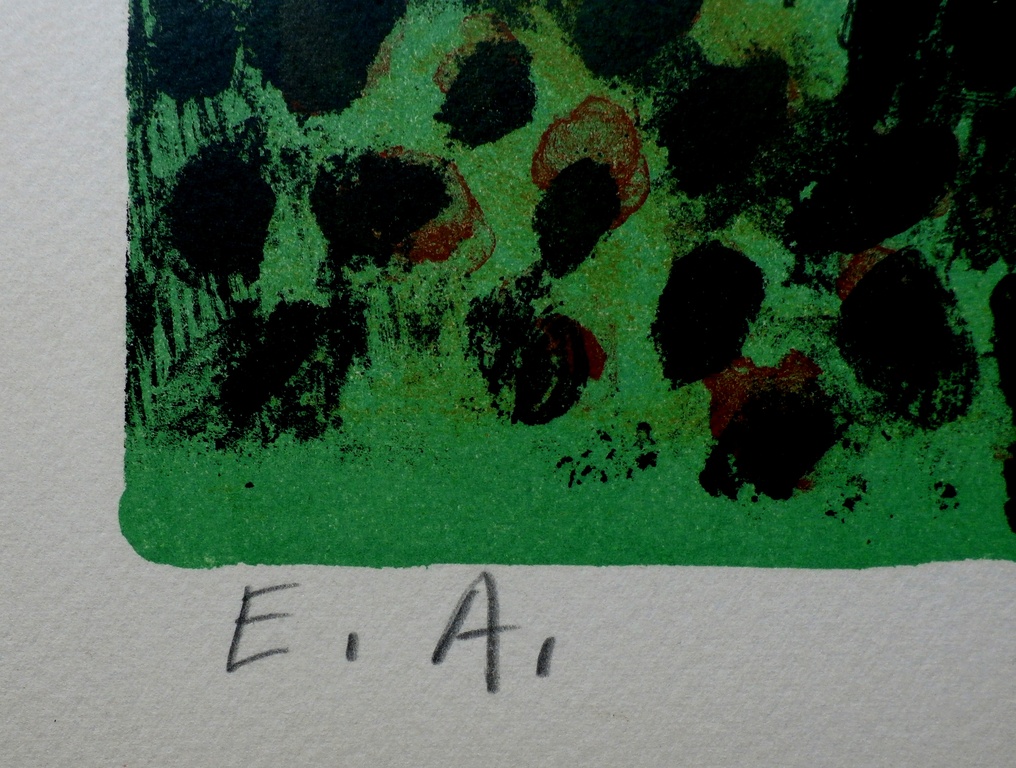 Corneille - litho: L' aurore rouge - 1967 - oplage: 190 stuks kopen? Bied vanaf 350!