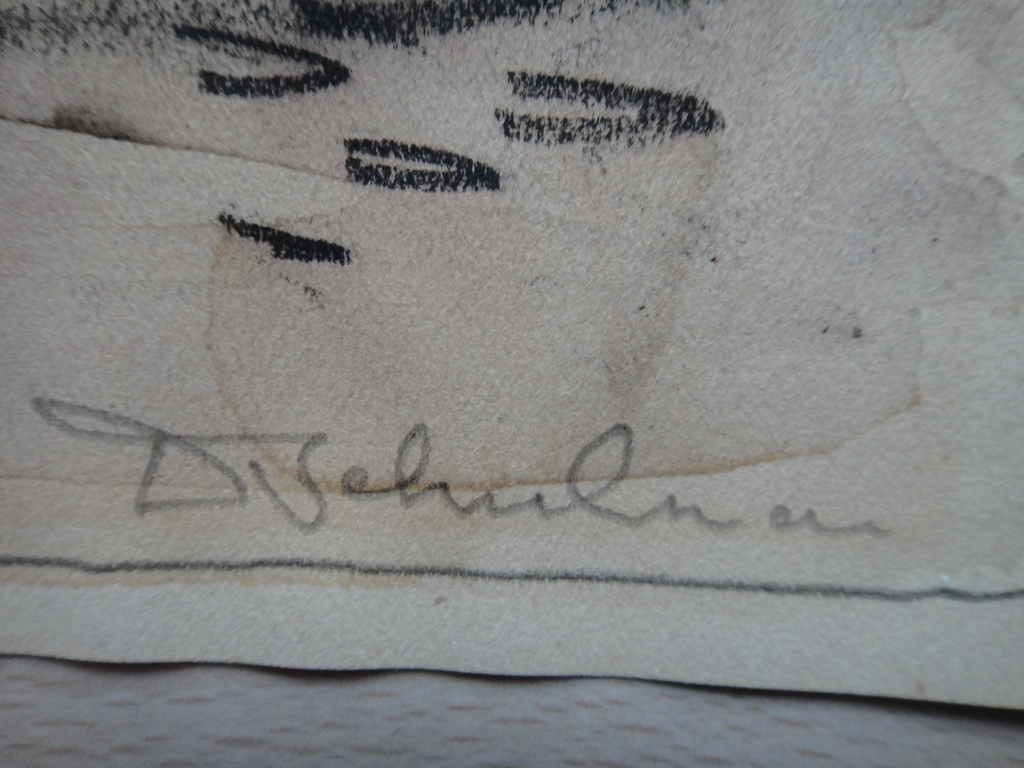 David Schulman, gemengde techniek, hofje te Amsterdam (?) kopen? Bied vanaf 1!