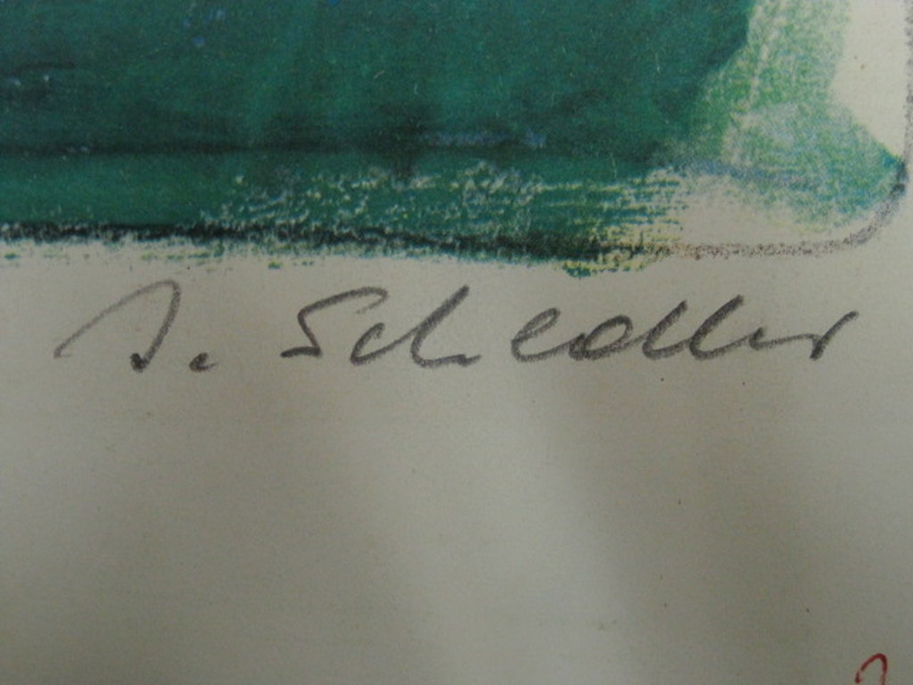 Jacq Schedler 1927-1989 Zwitserland kleurenlitho "stilleven" gesigneerd  kopen? Bied vanaf 1!