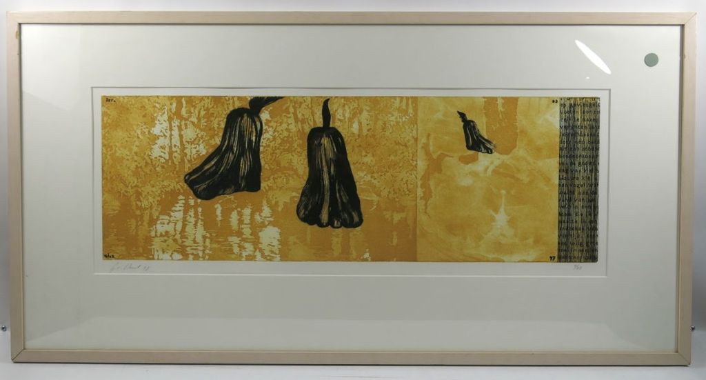 Gijs van Noort: Kleurenets, De boodschapper zoekt - Ingelijst (bijzonder formaat) verkocht voor € 60!