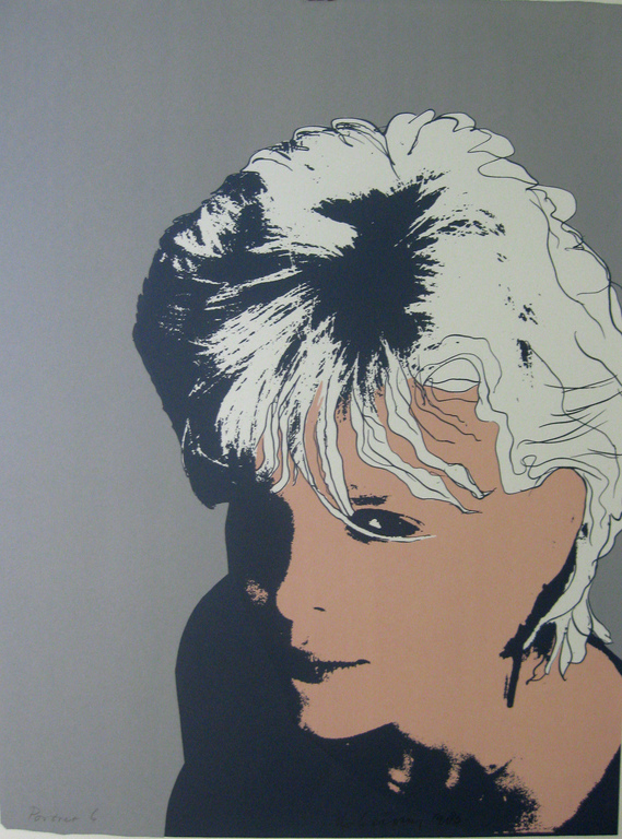 Henk Leiting, zeefdruk, Portret 6, 1983 kopen? Bied vanaf 1!