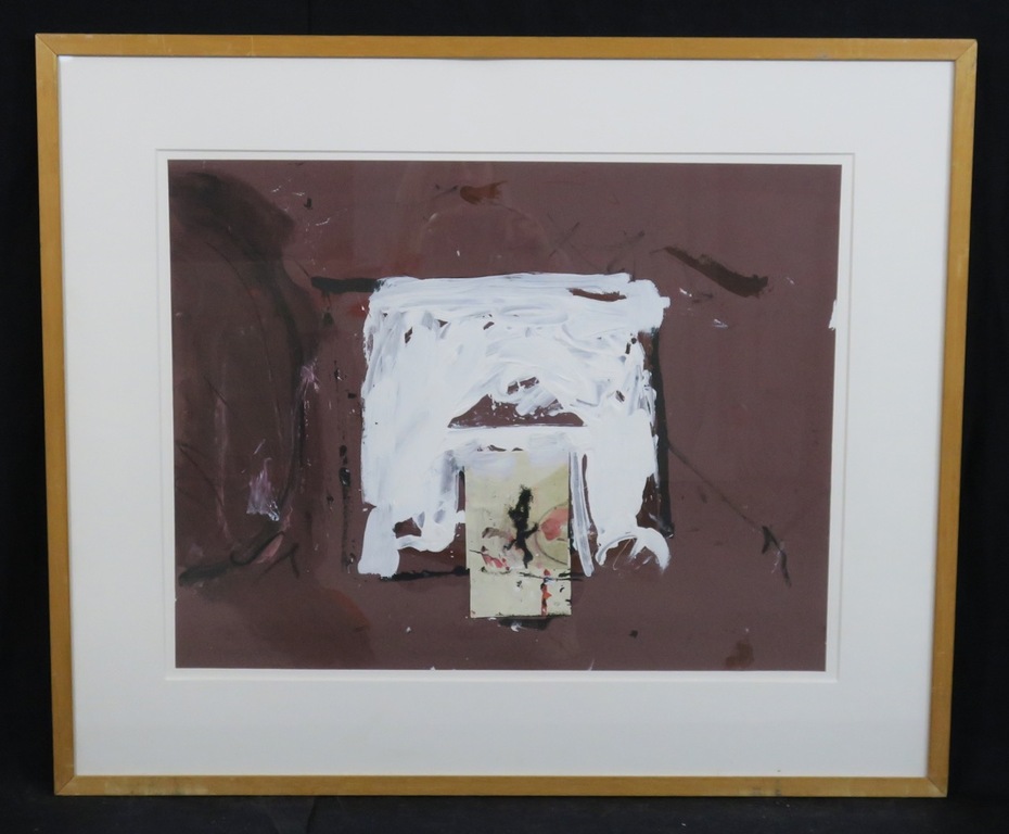 Otto Hetterscheid: Gouache, Blauwbaardsburcht - Ingelijst verkocht voor € 50!