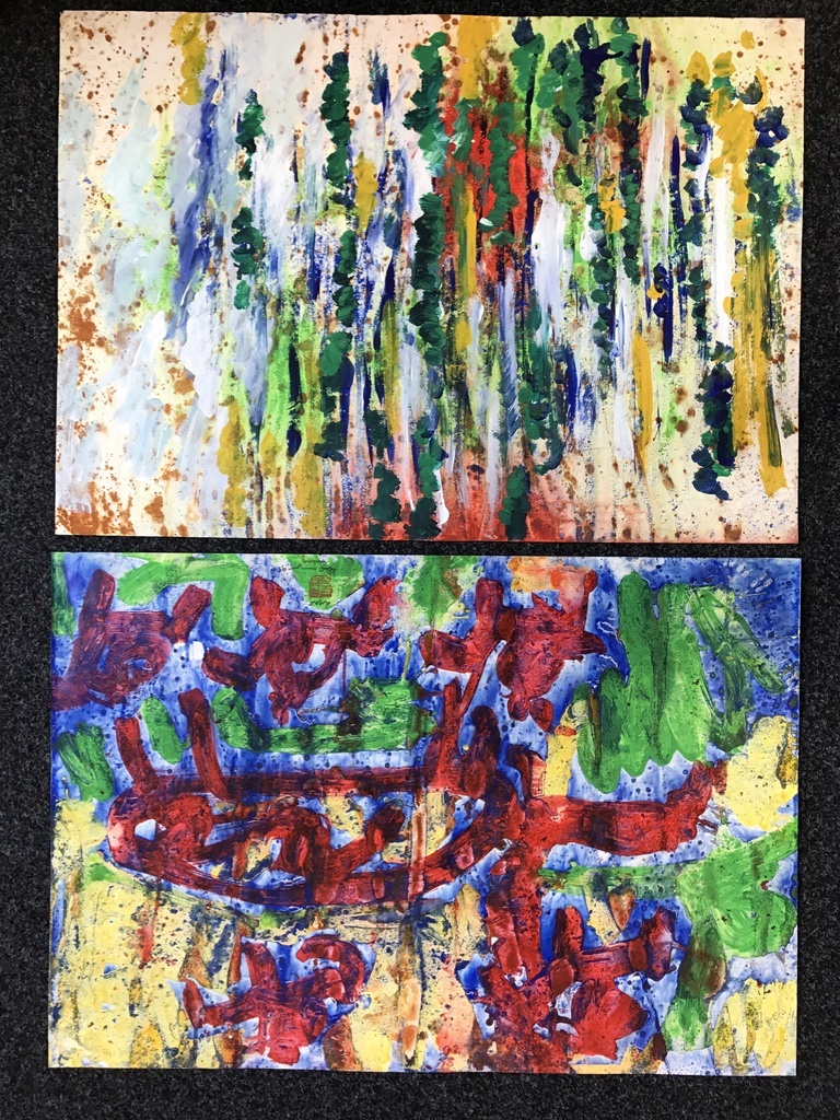 2 X THEO NIERMEIJER, Gemengde technieken/gouache op papier kopen? Bied vanaf 1!