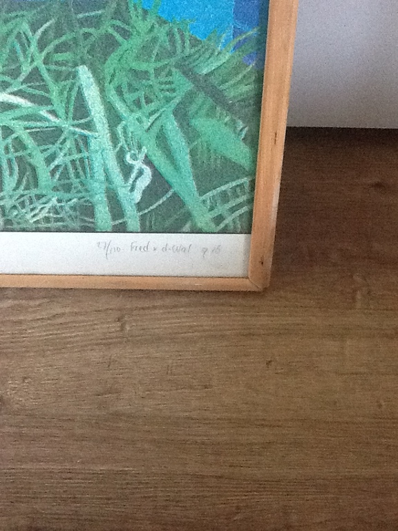 Fred van der Wal : Handgesigneerde kleurenlitho kopen? Bied vanaf 60!