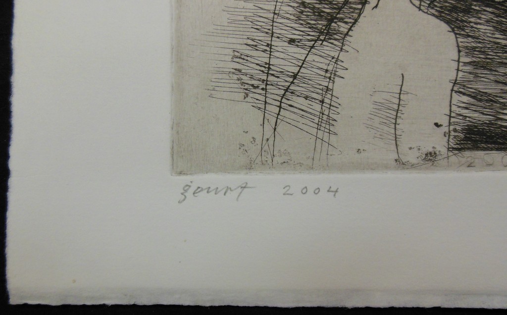 Geurt van Dijk: Ets, De Kus kopen? Bied vanaf 20!