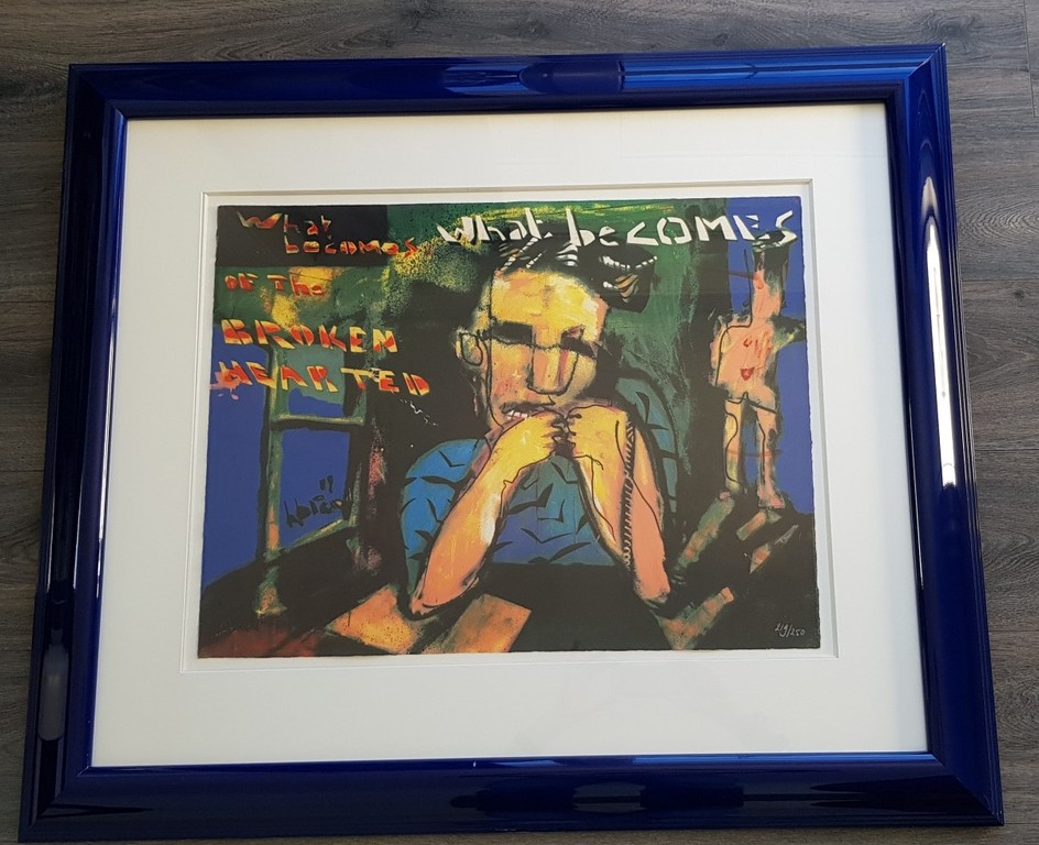 Herman Brood: zeefdruk, What becomes of the broken hearted kopen? Bied vanaf 300!