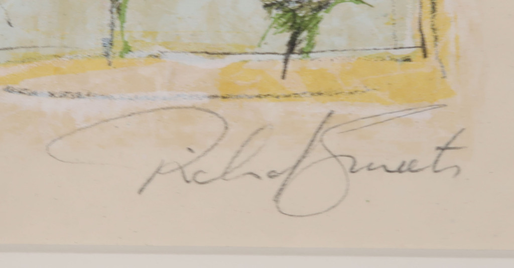 Richard Smeets: Zeefdruk, Over leven kopen? Bied vanaf 1!