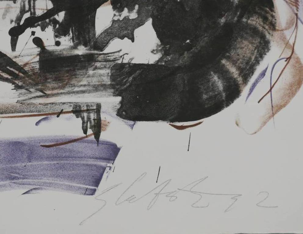 GER LATASTER. Zeer mooie zeefdruk: HET BEEN. 1992. 54/75 kopen? Bied vanaf 175!