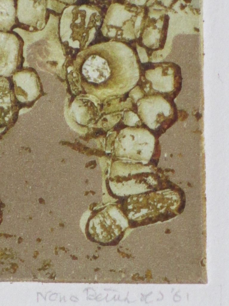 Nono Reinhold, Compositie, Reliëf kleurets 1961 kopen? Bied vanaf 45!