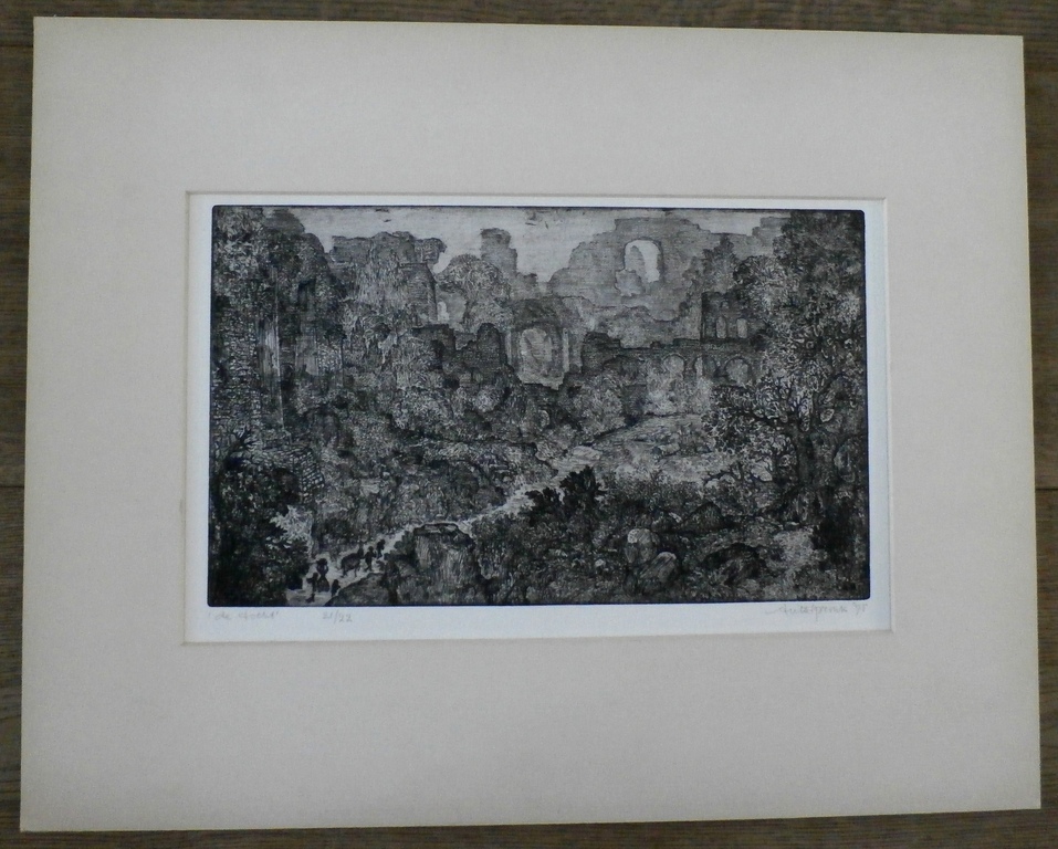 Ank Spronk - ets: De tocht - 1975 kopen? Bied vanaf 49!