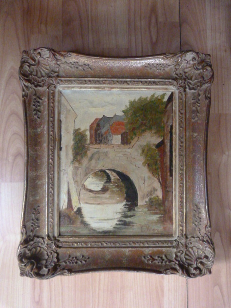 C. Veer  -  olieverf  -  Dieze Den Bosch kopen? Bied vanaf 1!