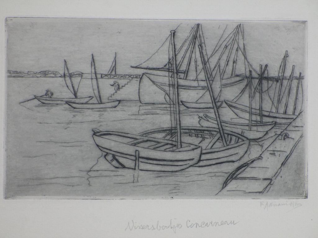 Elisabeth Adriana-Hovy, Vissersbootjes Concarneau, Ets kopen? Bied vanaf 1!