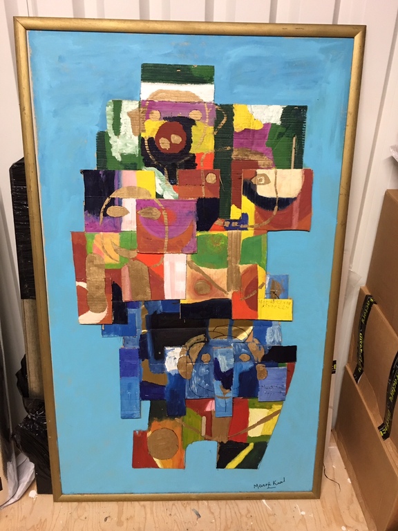 zeer groot werk van Meertje Kaal (gemengde techniek) kopen? Bied vanaf 100!