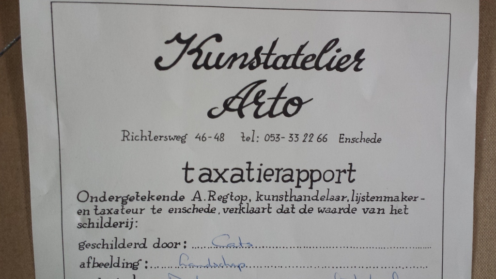 Cats (20ste eeuw), - olieverf op doek - gesigneerd, incl. traxatierapport kopen? Bied vanaf 1!