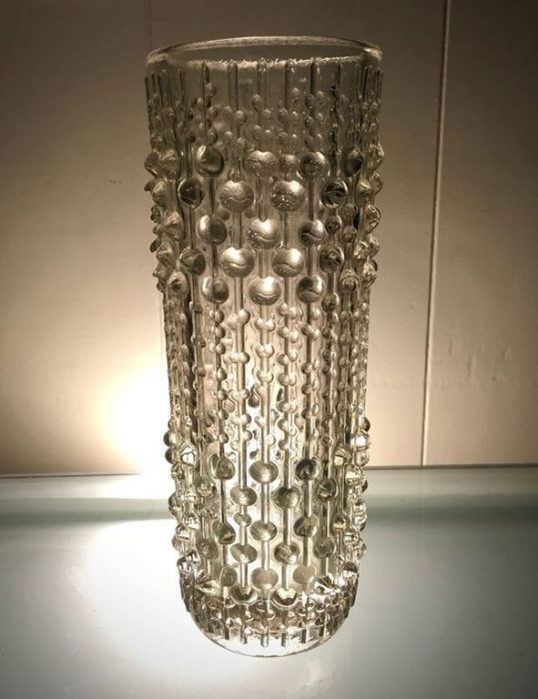 Frantisek Peceny:  Vintage Hermanova Hut 'Candle wax'   vaas  kopen? Bied vanaf 14!