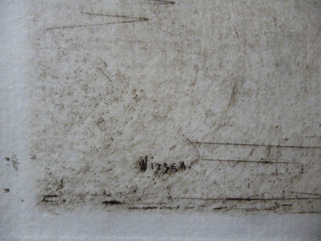 Willem Witsen - ets - De overhaal bij de Montelbaanstoren. kopen? Bied vanaf 225!