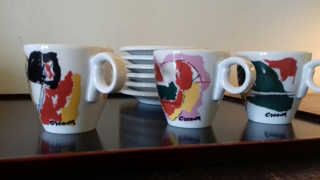  6 Espresso/Mokka kop en schotels - JAN CREMER. kopen? Bied vanaf 24!