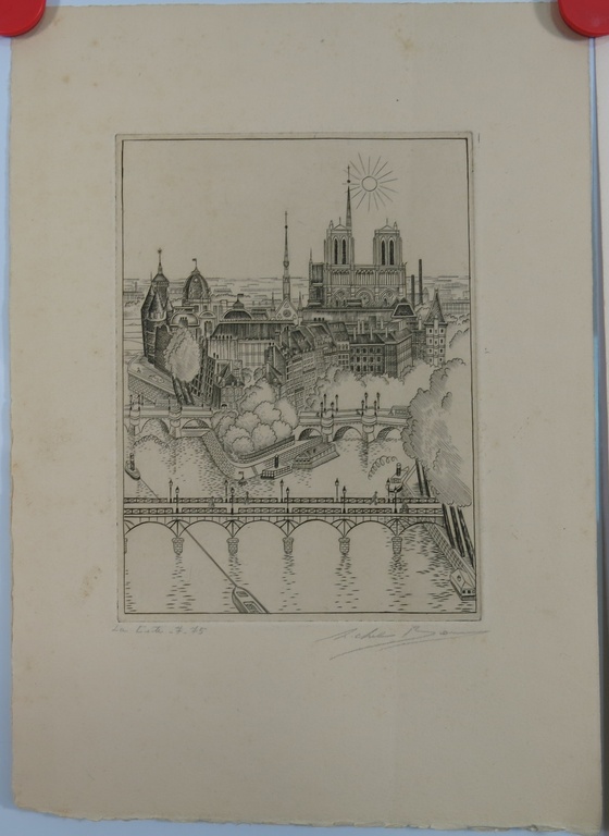 Onbekend: 3 Etsen, o.a. Stadsgezicht kopen? Bied vanaf 1!