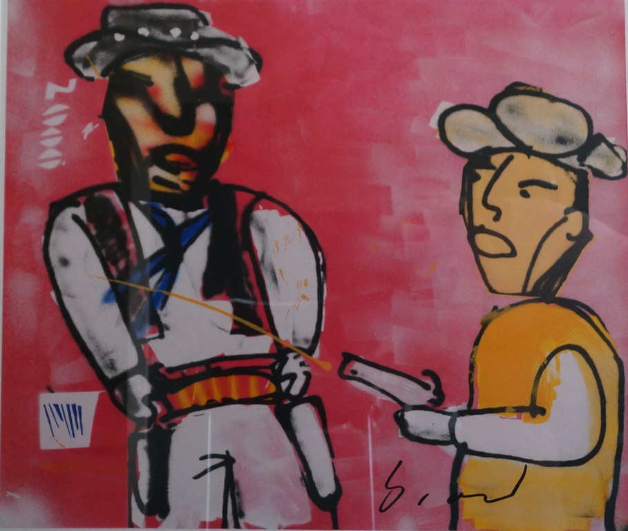 Herman Brood - gesigneerde zeefdruk  kopen? Bied vanaf 125!