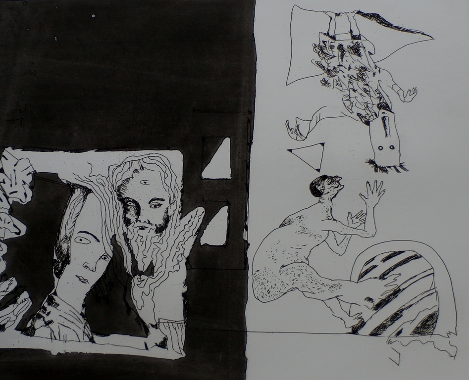 Lucebert - ets: Derde gezicht - 1975 kopen? Bied vanaf 225!