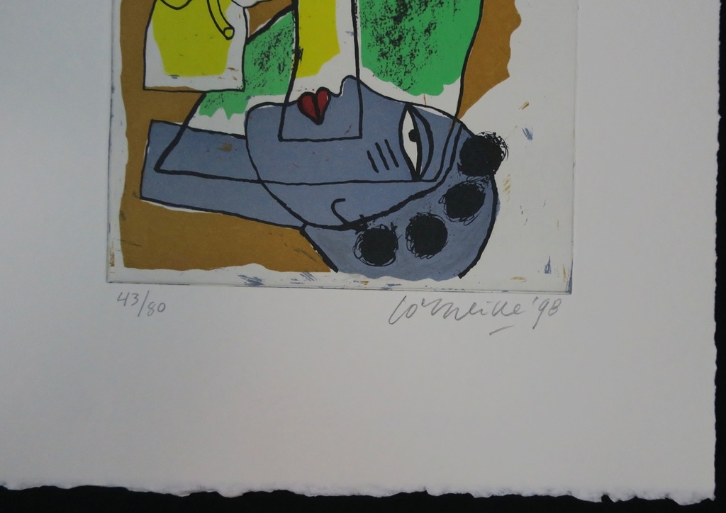 Corneille: Gravure, Visage bleu kopen? Bied vanaf 60!