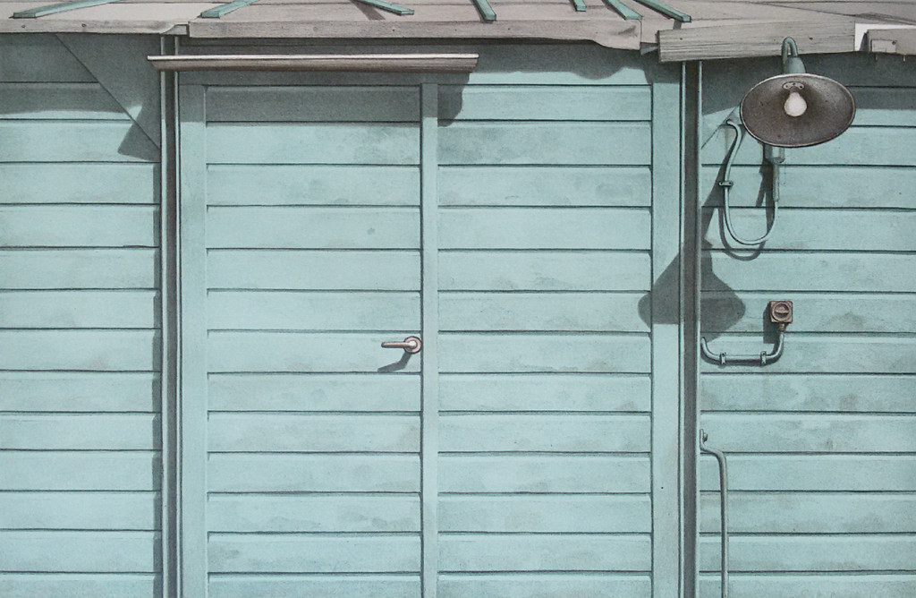 Roger Wittevrongel - Schuurtje, litho verkocht voor € 45!