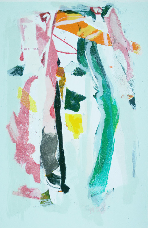 Hans Meyer Petersen - Abstracte compositie, zeefdruk kopen? Bied vanaf 1!