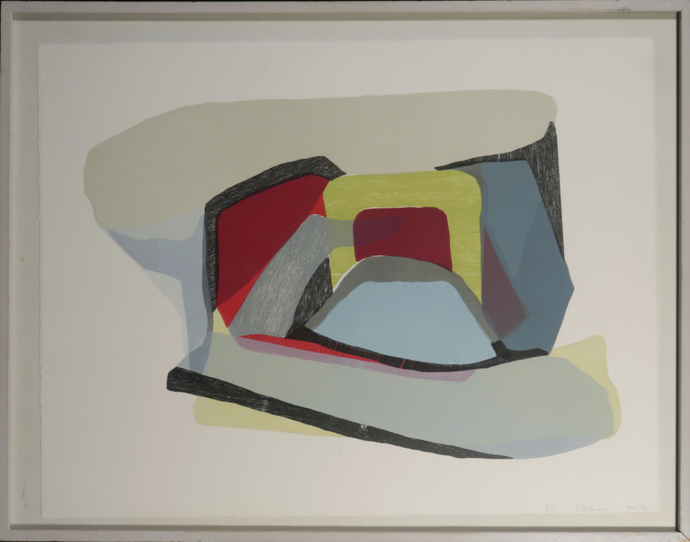 Erik Petersen: Houtsnede en Lino, Z.T. - Ingelijst kopen? Bied vanaf 35!