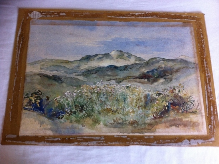 Jan Kagie Jr. (1907-1991) - Aquarel - Duinlandschap Texel kopen? Bied vanaf 45!