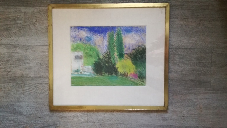 Rik Slabbinck (1914-1991), Pastel, Landschap kopen? Bied vanaf 275!