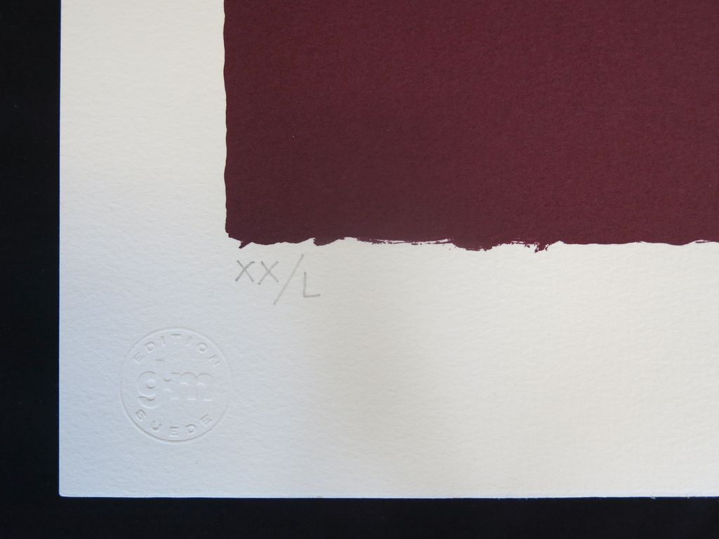 Corneille: Zeefdruk, Soleil Levant (zeer groot)  kopen? Bied vanaf 225!