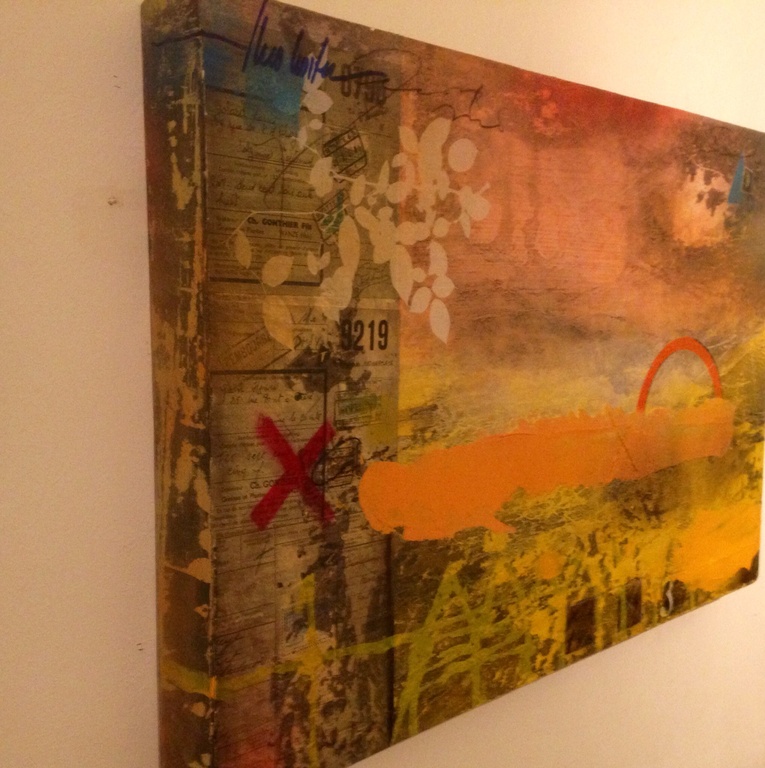 Theo koster, gemengde techniek, traces 2 kopen? Bied vanaf 1!