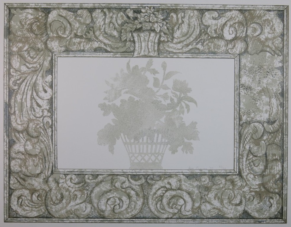 Kees Franse: Litho, Bloemenrand kopen? Bied vanaf 60!