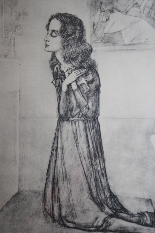 jan TOOROP - GRAFIEK UIT 1927 - biddend meisje verkocht voor € 35!