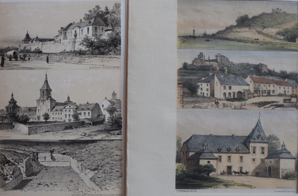 Schipperus, Piet 1840-1929) - 6 tal litho's Limburg kopen? Bied vanaf 1!