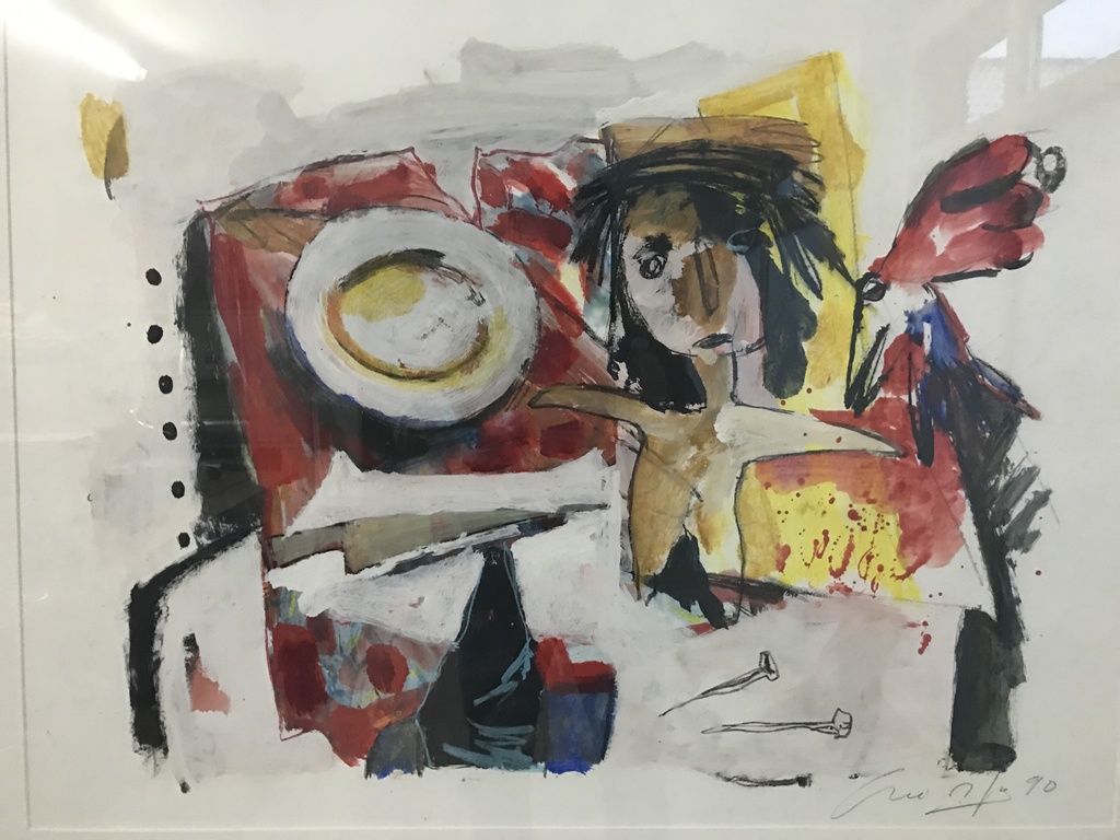 John Lie A Fo 1 origineel werk op papier. 1990 kopen? Bied vanaf 1!