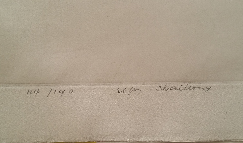 Roger Chailloux: Grote ets. Brief aan Gerrit Achterberg  kopen? Bied vanaf 35!