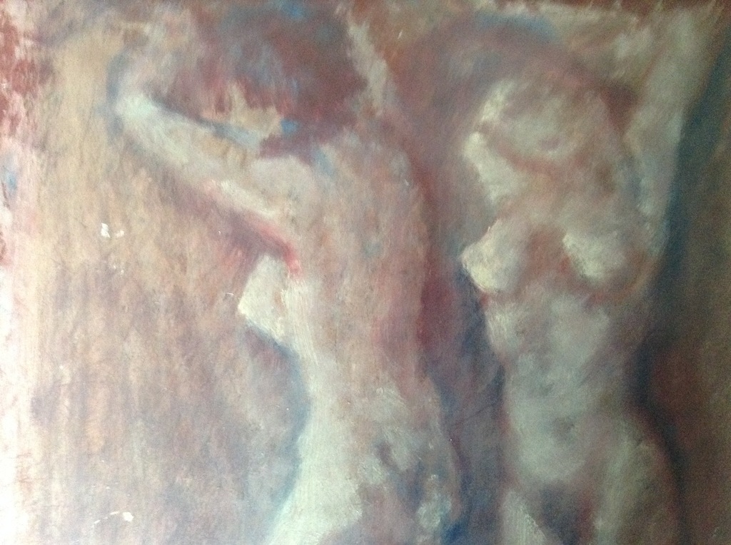 Harry Maas, dansende naakten, olieverf op board, 30/40 gesigneerd 1939 kopen? Bied vanaf 125!