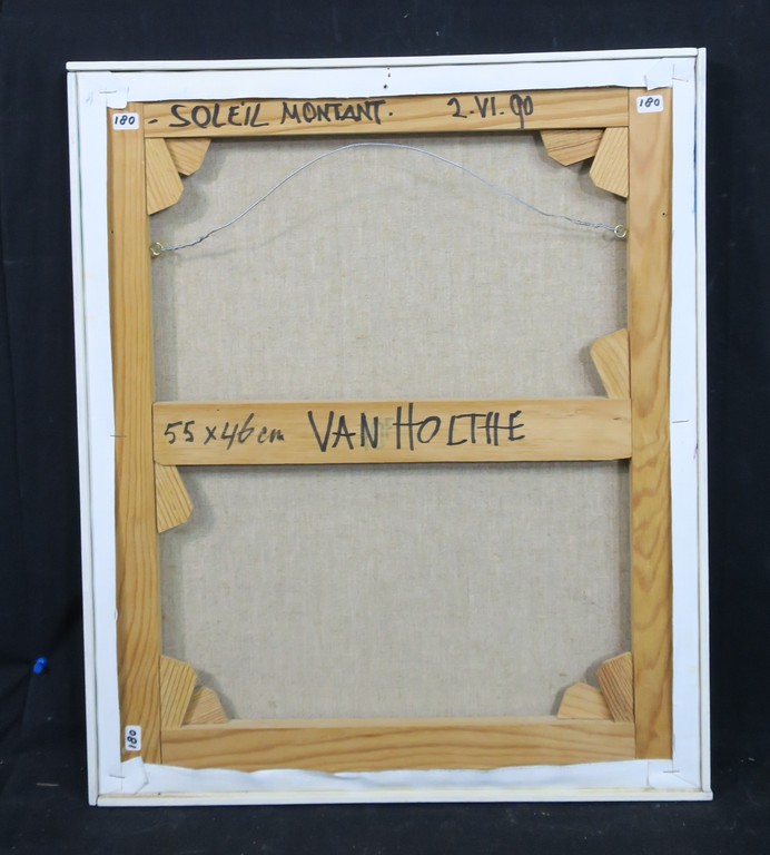 Jan van Holthe: Olieverf op doek, Soleil Montant - Ingelijst kopen? Bied vanaf 100!