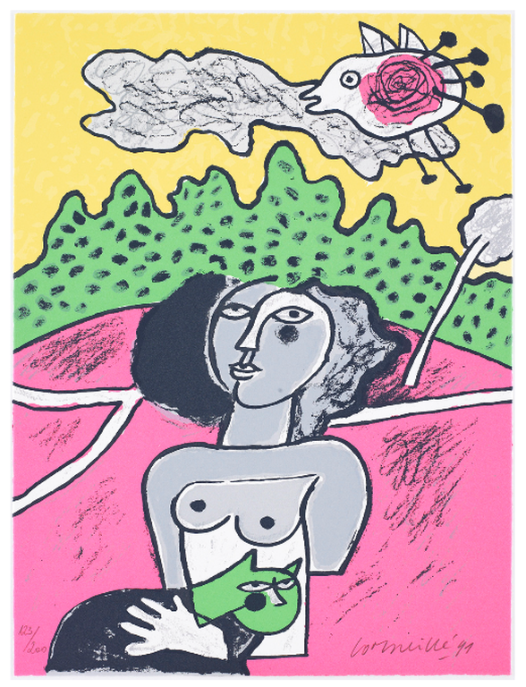 Corneille: Luxe editie 3x Zeefdruk + boek, Terre habitee kopen? Bied vanaf 350!