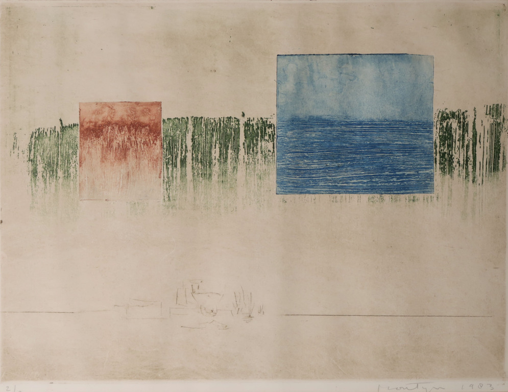 Jan Montyn: Ets, Z.T. - Ingelijst kopen? Bied vanaf 100!