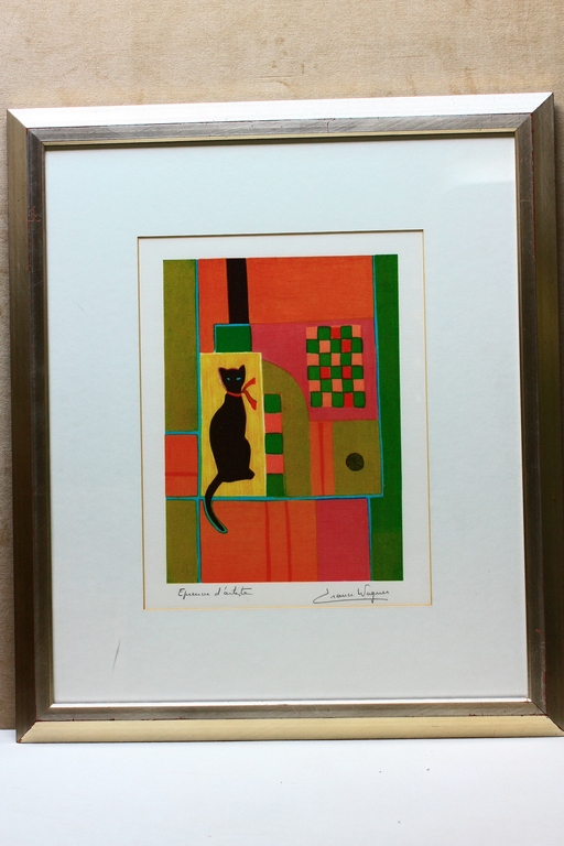 Wagner, Kat, Zeefdruk kopen? Bied vanaf 75!