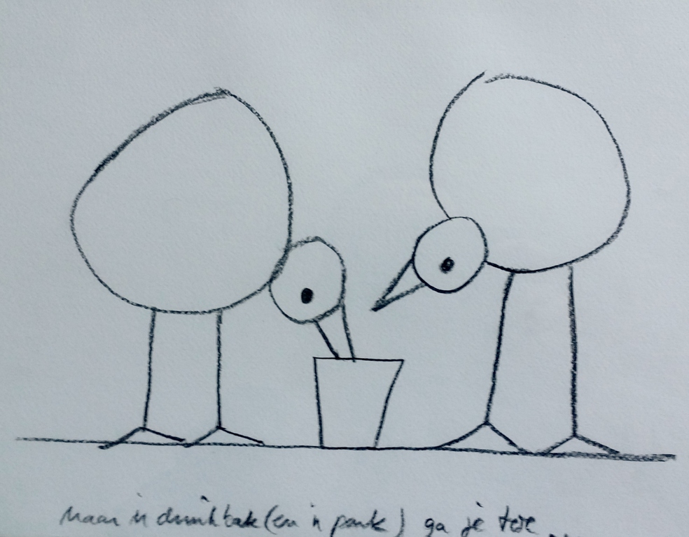 Hans Innemee - originele tekeningen - collage kopen? Bied vanaf 375!