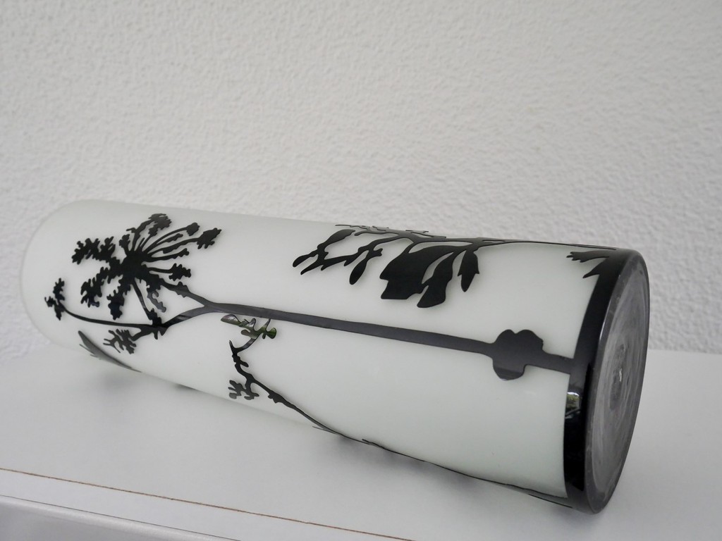 Grote Zwart witte in Cameo vaas kopen? Bied vanaf 35!