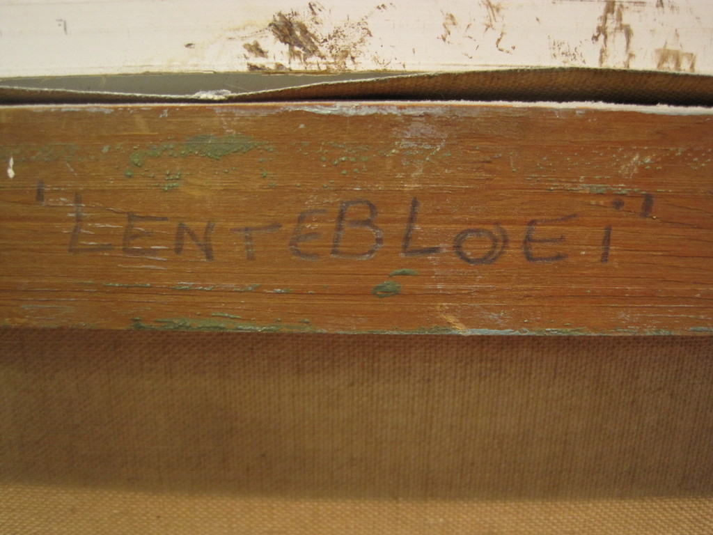 E.R.D. Schaap 1862-1939  - Gooise impressionist - Lentebloesem - olieverf 1900 kopen? Bied vanaf 1!